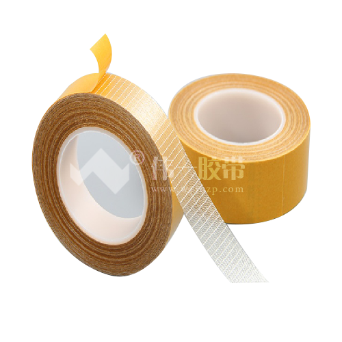 防火密封條用玻纖網(wǎng)格雙面油膠膠帶076A